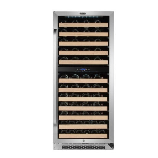 Whynter - 92 Bottle Built - in Stainless Steel Dual Zone Compressor Wine Refrigerator | BWR - 0922DZ - CulinaryProfis