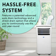 Whynter ARC-102CS Portable Air Conditioner 10,000 BTU – Dehumidifier | Cools Up to 300 sq. ft. Whynter