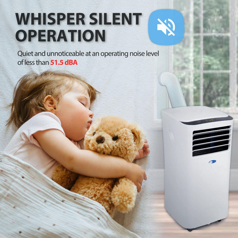 Whynter ARC-102CS Portable Air Conditioner 10,000 BTU – Dehumidifier | Cools Up to 300 sq. ft. Whynter