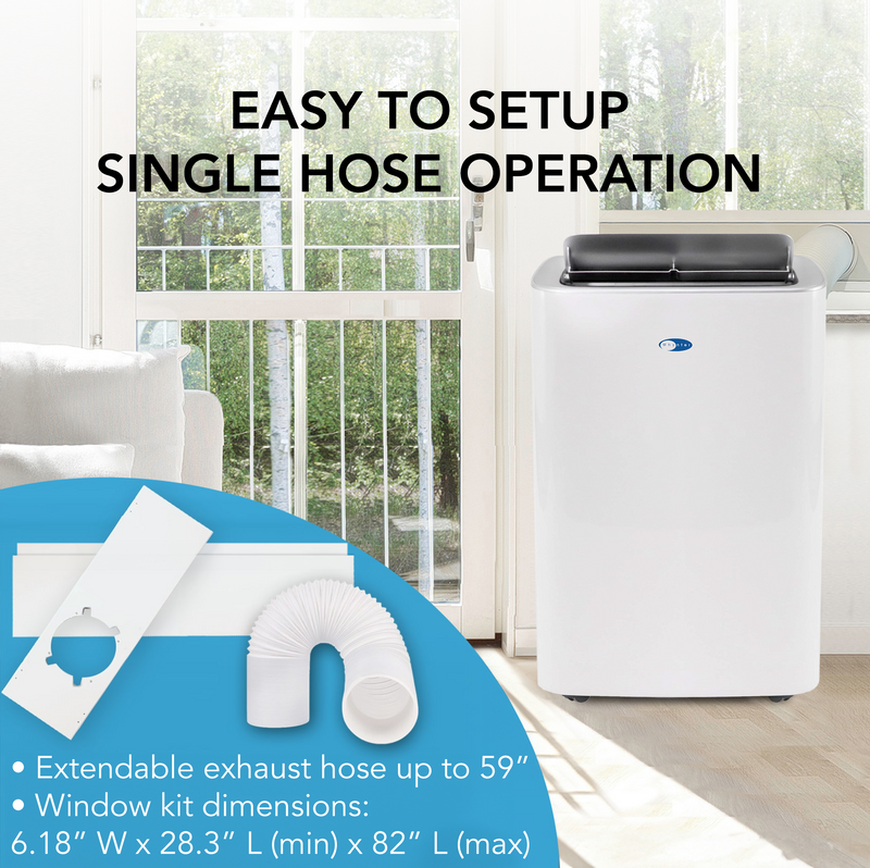 Whynter ARC-1050XP Portable Air Conditioner 13,500 BTU – WiFi, Dehumidifier | Cools Up to 500 sq. ft.