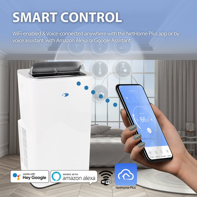 Whynter ARC-0850XP Portable Air Conditioner 12,000 BTU – WiFi, Dehumidifier | Cools Up to 450 sq. ft. Whynter