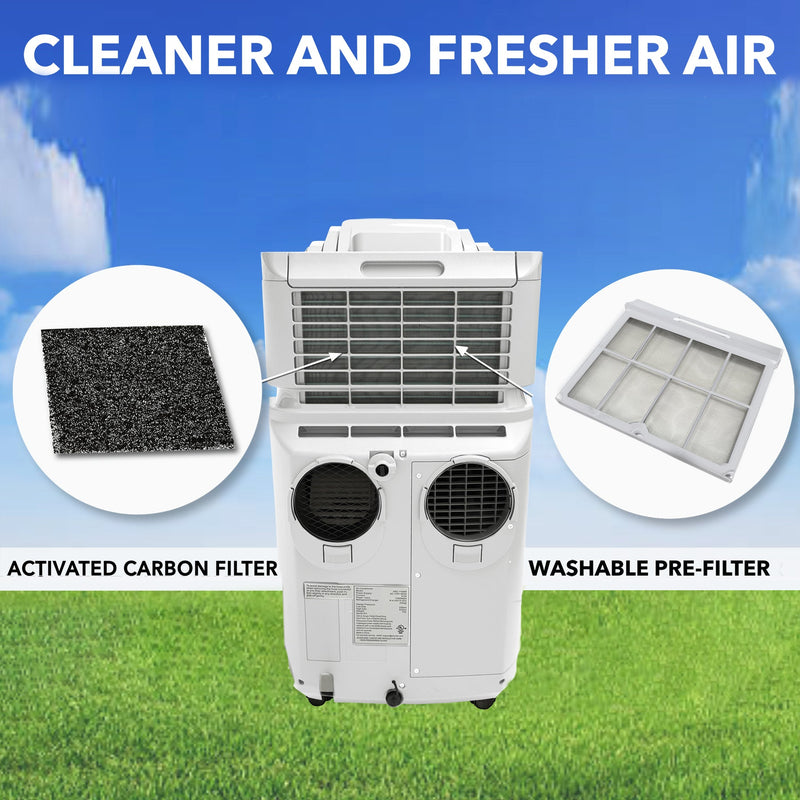 Whynter ARC-110WD Portable Air Conditioner 11,000 BTU – Dual Hose, Dehumidifier | Cools Up to 350 sq. ft. Whynter