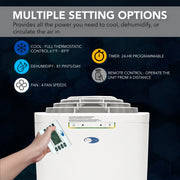 Whynter ARC-110WD Portable Air Conditioner 11,000 BTU – Dual Hose, Dehumidifier | Cools Up to 350 sq. ft. Whynter