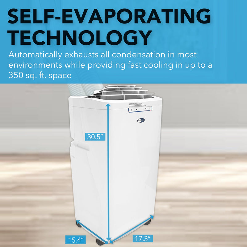 Whynter ARC-110WD Portable Air Conditioner 11,000 BTU – Dual Hose, Dehumidifier | Cools Up to 350 sq. ft. Whynter