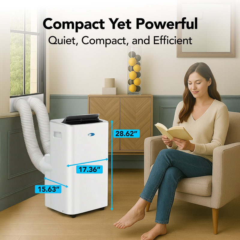 Whynter ARC-1280WX Portable Air Conditioner 13,000 BTU – Inverter, Dual Hose, WiFi, Dehumidifier | Cools Up to 500 sq. ft. Whynter