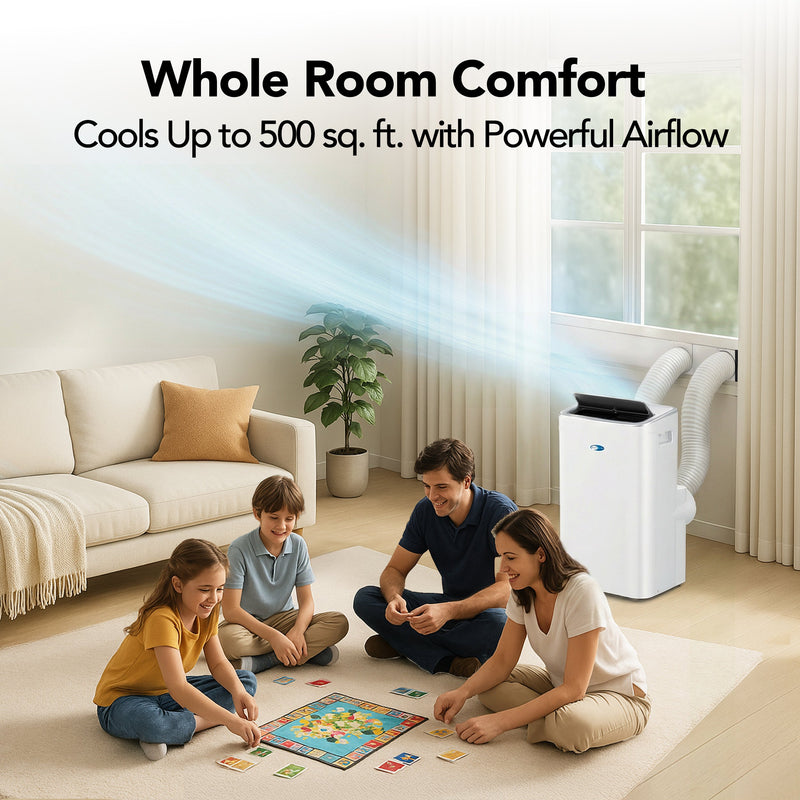 Whynter ARC-1280WX Portable Air Conditioner 13,000 BTU – Inverter, Dual Hose, WiFi, Dehumidifier | Cools Up to 500 sq. ft. Whynter