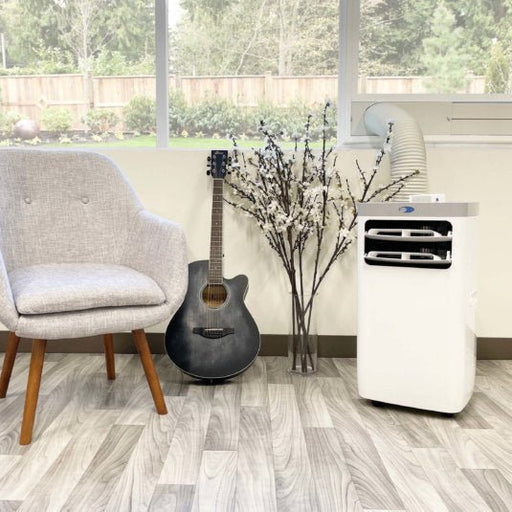 Whynter - ARC - 115WG 11,000 BTU (6,800 BTU SACC) Compact Portable Air Conditioner, Dehumidifier, and Fan with Remote Control, up to 400 sq ft in White/Grey | ARC - 115WG - CulinaryProfis