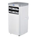 Whynter - ARC - 115WG 11,000 BTU (6,800 BTU SACC) Compact Portable Air Conditioner, Dehumidifier, and Fan with Remote Control, up to 400 sq ft in White/Grey | ARC - 115WG - CulinaryProfis