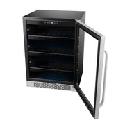 Whynter - BBR - 148SB 24 inch Built - In 140 Can Undercounter Stainless Steel Beverage Refrigerator with Reversible Door, Digital Control, Lock and Carbon Filter | BBR - 148SB - CulinaryProfis
