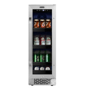 Whynter - BBR - 638SB 12 inch Built - In 60 Can Undercounter Stainless Steel Beverage Refrigerator with Reversible Door, Digital Control, Lock and Carbon Filter | BBR - 638SB - CulinaryProfis