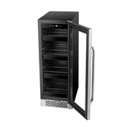 Whynter - BBR - 638SB 12 inch Built - In 60 Can Undercounter Stainless Steel Beverage Refrigerator with Reversible Door, Digital Control, Lock and Carbon Filter | BBR - 638SB - CulinaryProfis