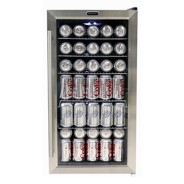 Whynter - Beverage Refrigerator - Stainless Steel | BR - 125SD - CulinaryProfis