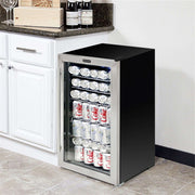 Whynter - Beverage Refrigerator - Stainless Steel with internal fan | BR - 130SB - CulinaryProfis