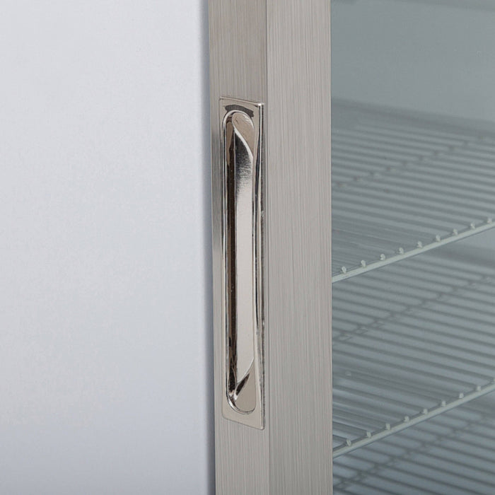 Whynter - Beverage Refrigerator With Lock - Stainless Steel 90 Can Capacity | BR - 091WS - CulinaryProfis