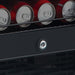 Whynter - Built - in Black Glass 80 - can capacity 3.4 cu ft. Beverage Refrigerator | BBR - 801BG - CulinaryProfis