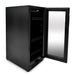 Whynter - Built - in Black Glass 80 - can capacity 3.4 cu ft. Beverage Refrigerator | BBR - 801BG - CulinaryProfis