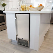 Whynter - Built - In/ Freestanding Ice Maker - 50lb capacity Clear Ice Cube | UIM - 502SS - CulinaryProfis