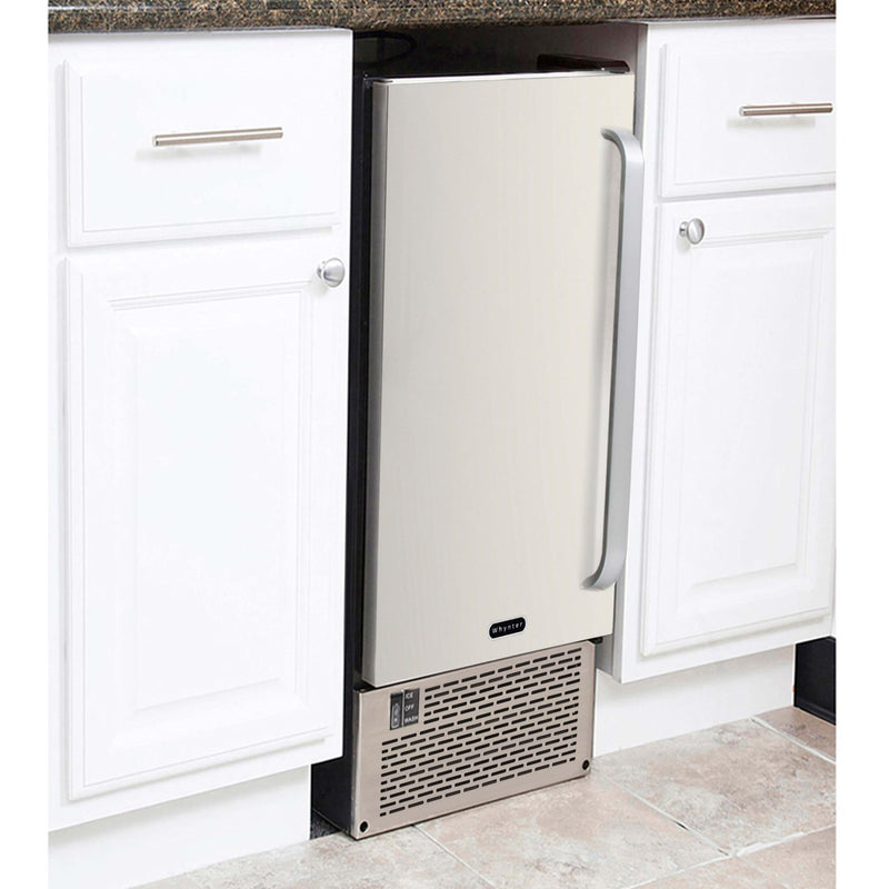 Whynter - Built - In/ Freestanding Ice Maker - 50lb capacity Clear Ice Cube | UIM - 502SS - CulinaryProfis