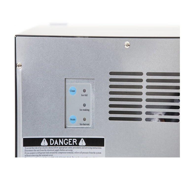 Whynter - Built - In/ Freestanding Ice Maker - 50lb capacity Clear Ice Cube | UIM - 502SS - CulinaryProfis