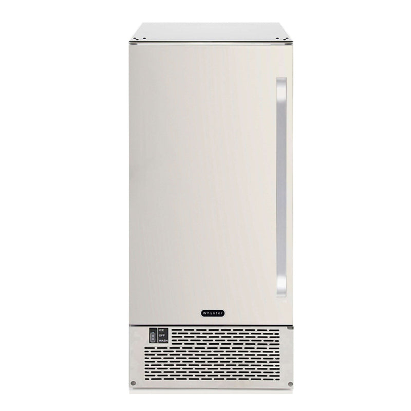 Whynter - Built - In/ Freestanding Ice Maker - 50lb capacity Clear Ice Cube | UIM - 502SS - CulinaryProfis