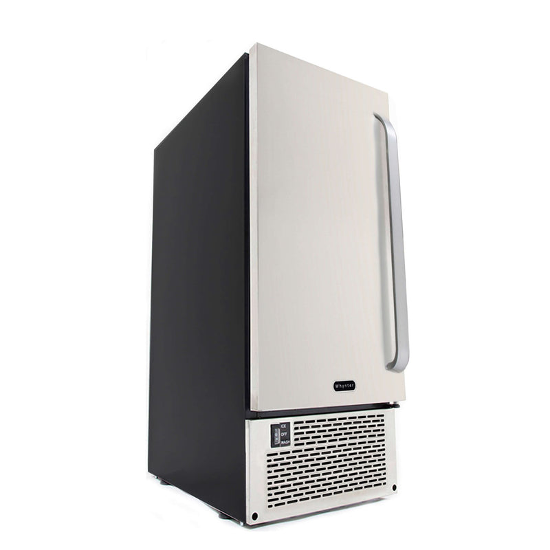 Whynter - Built - In/ Freestanding Ice Maker - 50lb capacity Clear Ice Cube | UIM - 502SS - CulinaryProfis