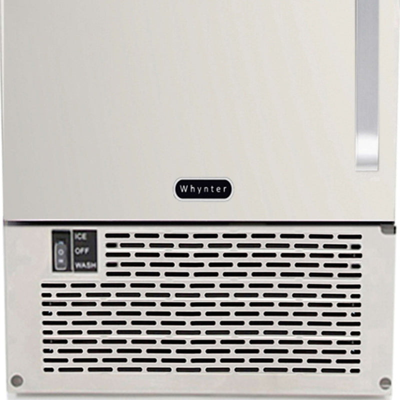 Whynter - Built - In/ Freestanding Ice Maker - 50lb capacity Clear Ice Cube | UIM - 502SS - CulinaryProfis