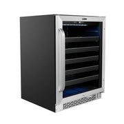 Whynter - BWR - 408SB 24 inch Built - In 46 Bottle Undercounter Stainless Steel Wine Refrigerator with Reversible Door, Digital Control, Lock and Carbon Filter | BWR - 408SB - CulinaryProfis