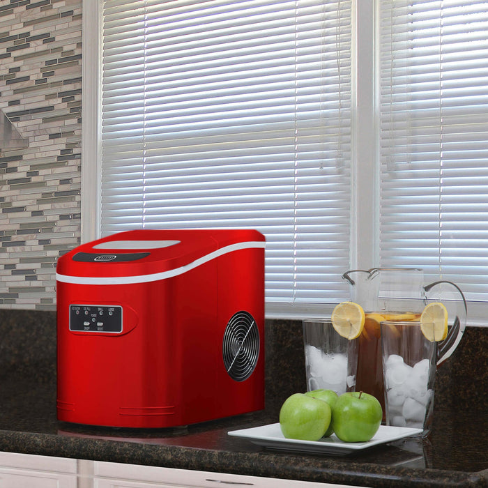 Whynter - Compact Portable Ice Maker 27 lb capacity - Red | IMC - 270MR - CulinaryProfis