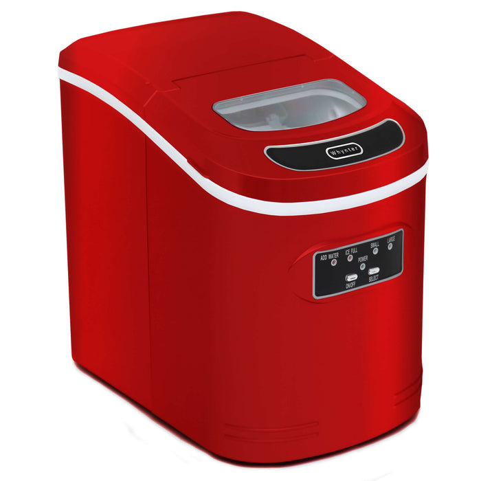 Whynter - Compact Portable Ice Maker 27 lb capacity - Red | IMC - 270MR - CulinaryProfis