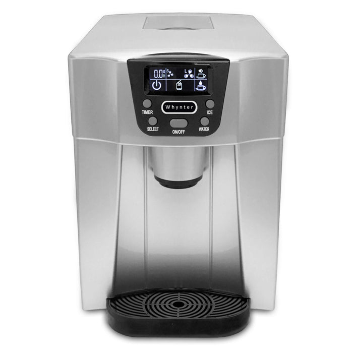 Whynter - Countertop Direct Connection Ice Maker and Water Dispenser - Silver | IDC - 221SC - CulinaryProfis