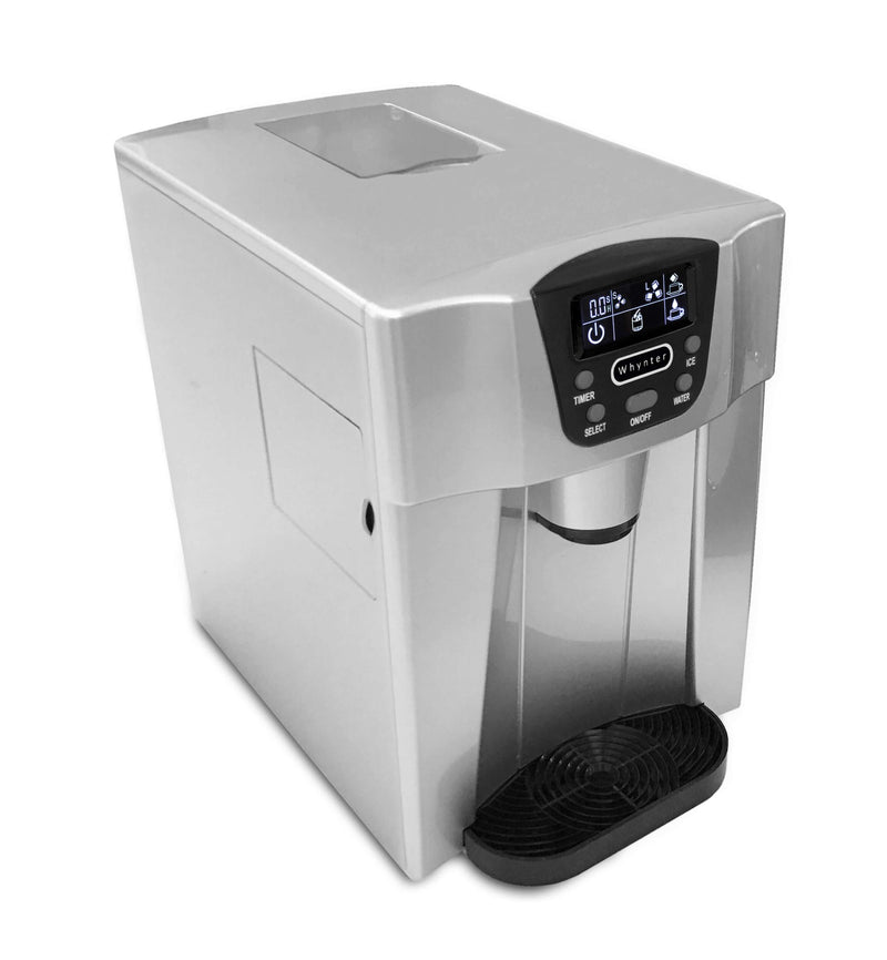 Whynter - Countertop Direct Connection Ice Maker and Water Dispenser - Silver | IDC - 221SC - CulinaryProfis