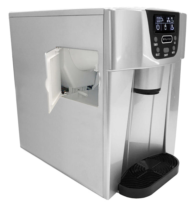 Whynter - Countertop Direct Connection Ice Maker and Water Dispenser - Silver | IDC - 221SC - CulinaryProfis