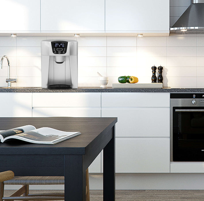 Whynter - Countertop Direct Connection Ice Maker and Water Dispenser - Silver | IDC - 221SC - CulinaryProfis