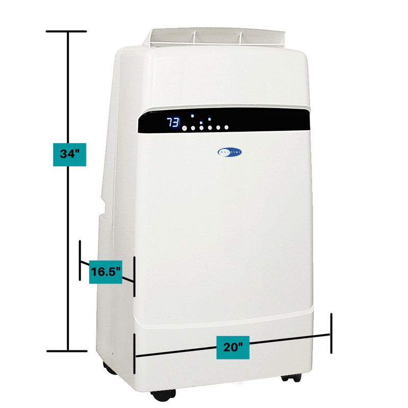 Whynter - ECO - FRIENDLY 12000 BTU Dual Hose Portable Air Conditioner with Heater | ARC - 12SDH - CulinaryProfis