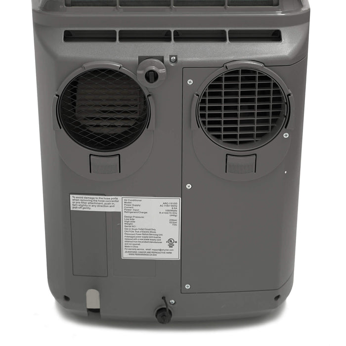 Whynter - ECO - FRIENDLY 13000 BTU Dual Hose Portable Air Conditioner | ARC - 131GD - CulinaryProfis