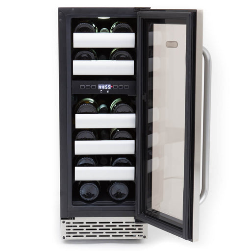 Whynter - Elite 17 Bottle Seamless Stainless Steel Door Dual Zone Built - in Wine Refrigerator | BWR - 171DS - CulinaryProfis