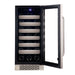 Whynter - Elite 33 Bottle Seamless Stainless Steel Door Single Zone Built - in Wine Refrigerator | BWR - 331SL - CulinaryProfis