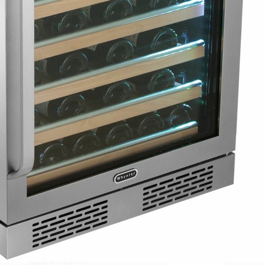 Whynter - Elite Spectrum Lightshow 54 Bottle Stainless Steel 24 inch Built - in Wine Refrigerator | BWR - 545XS - CulinaryProfis