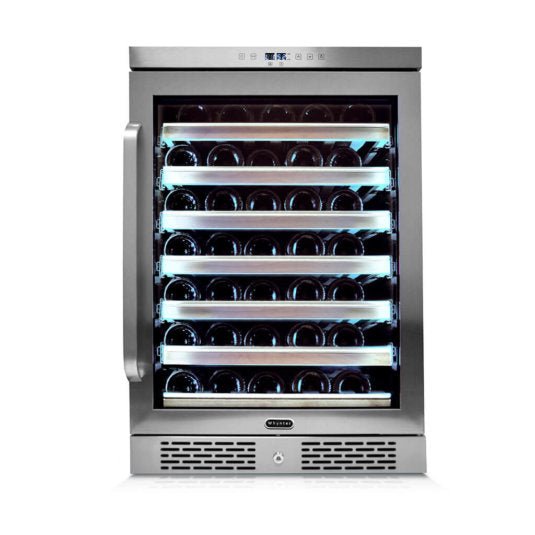 Whynter - Elite Spectrum Lightshow 54 Bottle Stainless Steel 24 inch Built - in Wine Refrigerator | BWR - 545XS - CulinaryProfis