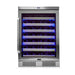 Whynter - Elite Spectrum Lightshow 54 Bottle Stainless Steel 24 inch Built - in Wine Refrigerator | BWR - 545XS - CulinaryProfis