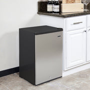 Whynter - Energy Star 2.1 cu. ft. Stainless Steel Upright Freezer with Lock | CUF - 210SS - CulinaryProfis