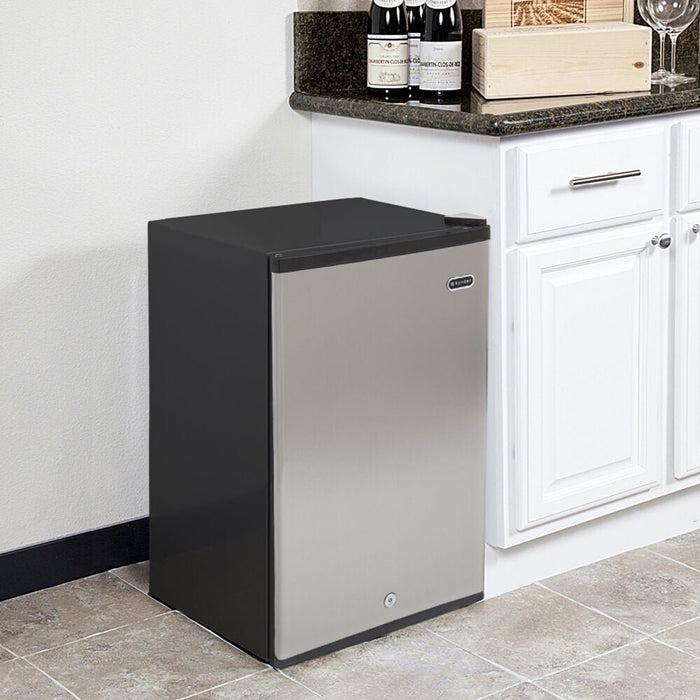 Whynter - Energy Star 2.1 cu. ft. Stainless Steel Upright Freezer with Lock | CUF - 210SS - CulinaryProfis