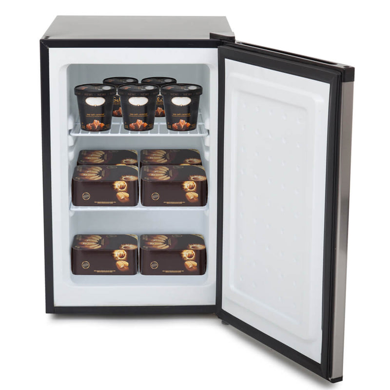 Whynter - Energy Star 2.1 cu. ft. Stainless Steel Upright Freezer with Lock | CUF - 210SS - CulinaryProfis