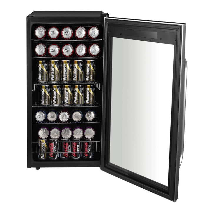 Whynter - Freestanding 121 can Beverage Refrigerator with Digital Control and Internal Fan | BR - 1211DS - CulinaryProfis