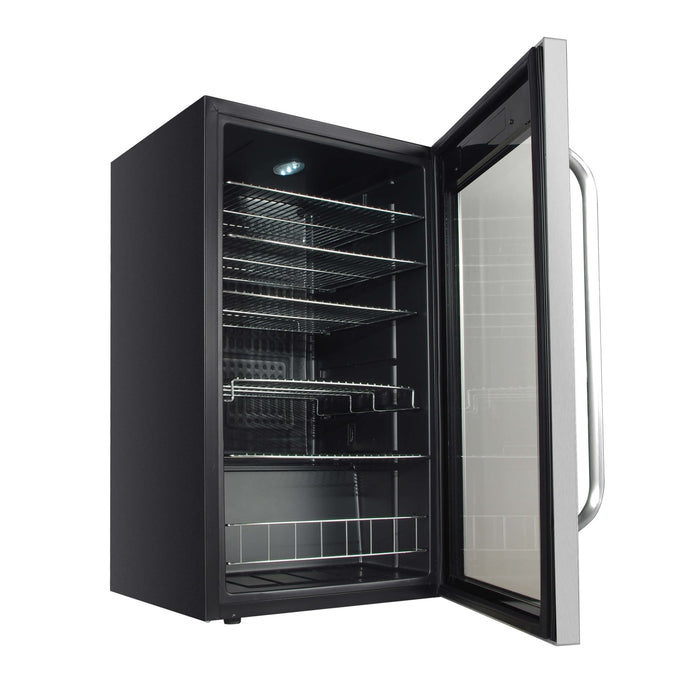 Whynter - Freestanding 121 can Beverage Refrigerator with Digital Control and Internal Fan | BR - 1211DS - CulinaryProfis