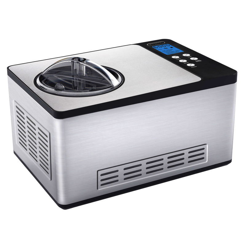 Whynter - Ice Cream Maker 2 Quart Capacity Stainless Steel Bowl & Yogurt Function in Stainess Steel | ICM - 220SSY - CulinaryProfis