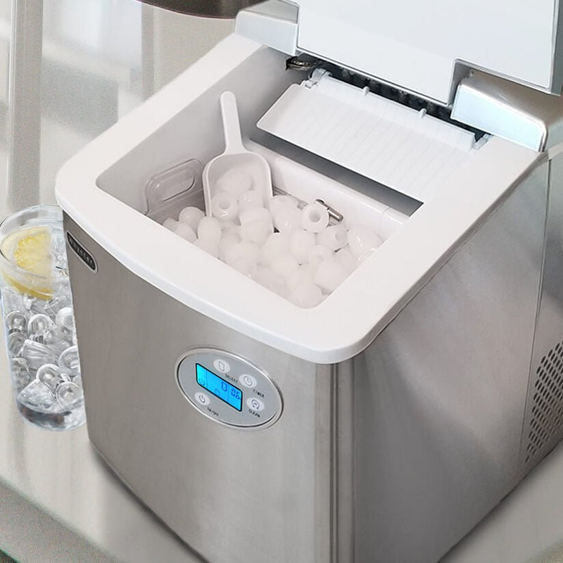 Whynter - Portable Ice Maker 49 lb capacity - Stainless Steel | IMC - 490SS - CulinaryProfis
