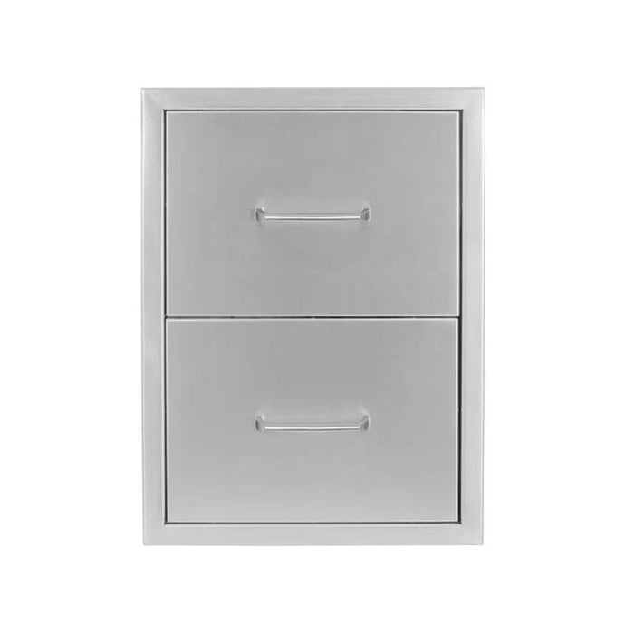 Wildfire 16" X 22" Double Access Stainless Steel Drawer - CulinaryProfis