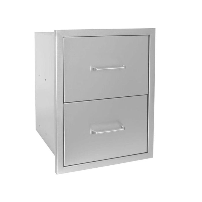 Wildfire 16" X 22" Double Access Stainless Steel Drawer - CulinaryProfis