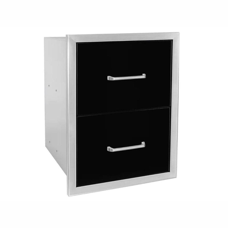 Wildfire 16" X 22" Double Access Stainless Steel Drawer - CulinaryProfis